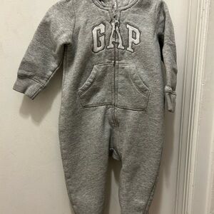 GAP Kids Gray One Piece Footie